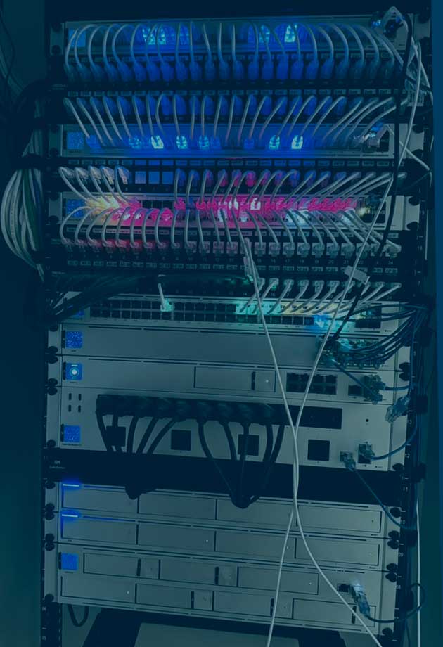 Structured cabling and workstation setup for medical offices